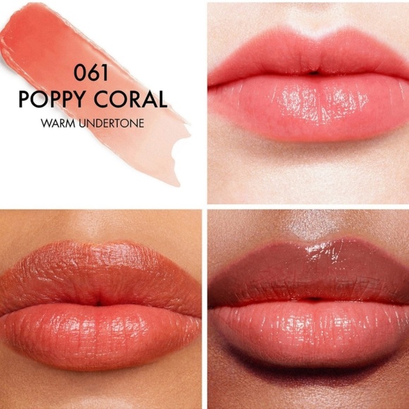 DIOR ADDICT • LIP GLOW BALM • 061 POPPY CORAL - Picture 1 of 8